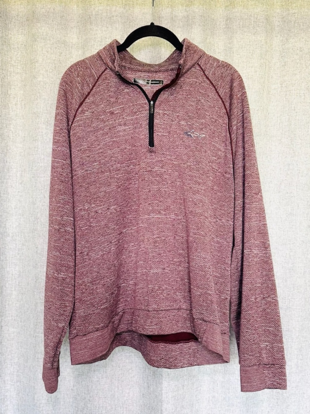 Greg Norman Pullover Men’s L Fleece Lined Quarter Zip Golf Sports ActiveWear